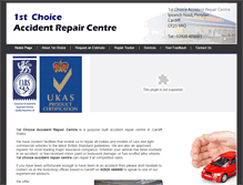 Tablet Screenshot of 1stchoiceaccidentrepaircentre.co.uk